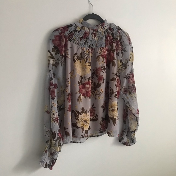 Flowy Floral Shirt - Picture 1 of 4